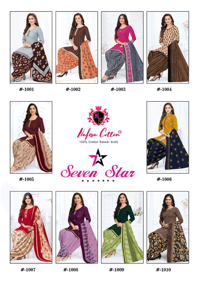 Nafisa Seven Star 2 Casual Daily Wear Wholesale Dress Material Collection 